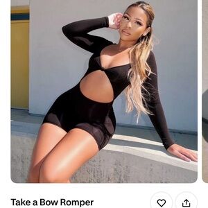 Take a bow romper